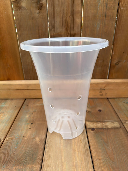 9" Tall Cymbidium Orchid Pot (Clear)