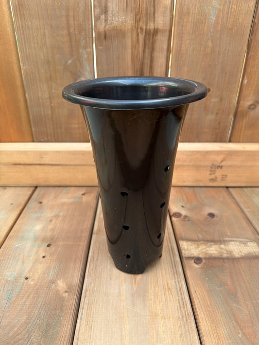 6" Tall Cymbidium Orchid Pot (Black)