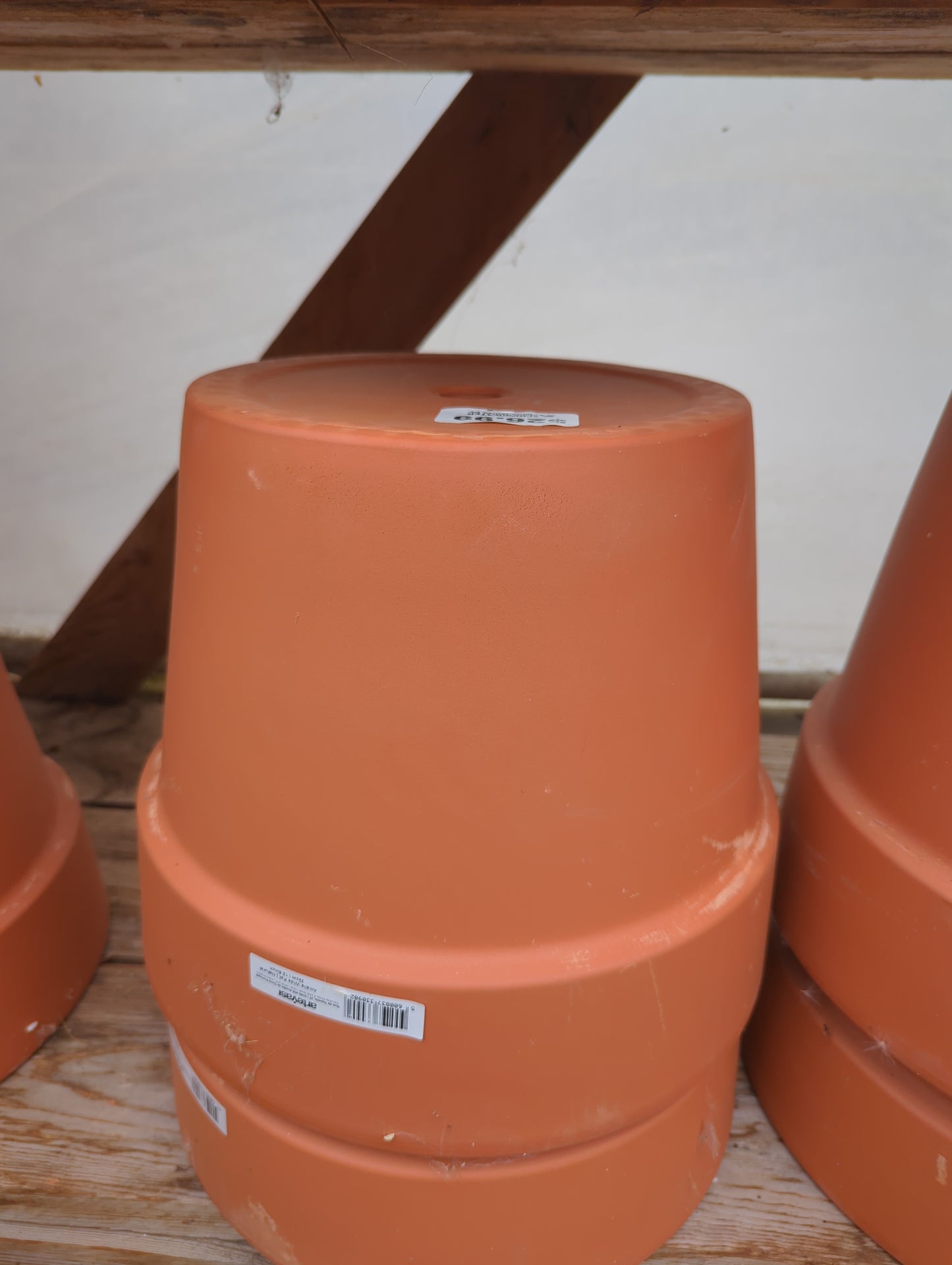 13" terracotta pot